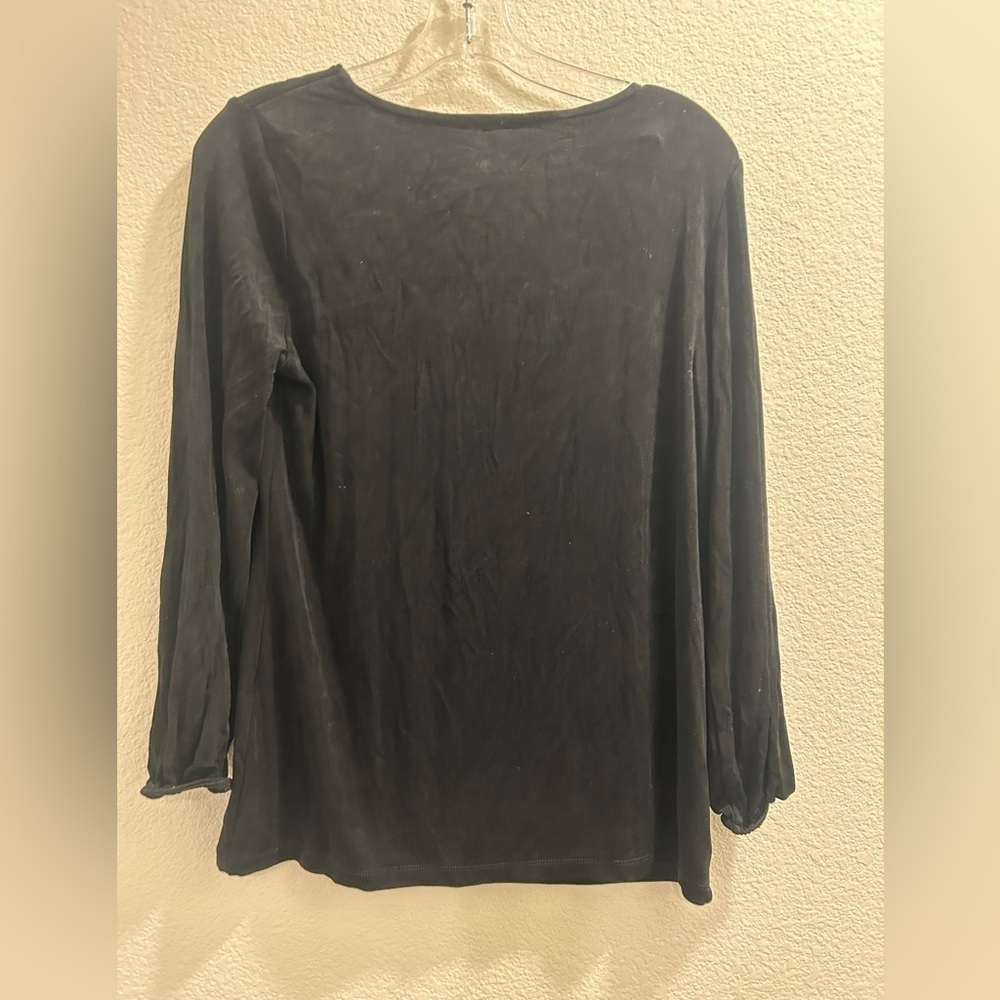 Chico's Classic Black Blouse - Picture 3 of 3